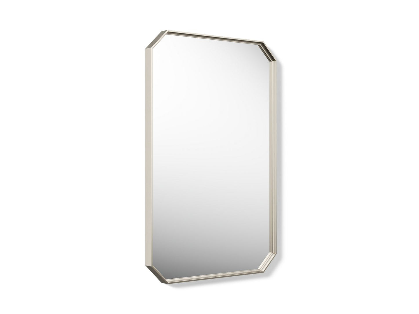 KOHLER K-39337-BNL Claude by Studio McGee 22" x 34" rectangular framed mirror - Vibrant Brushed Nickel