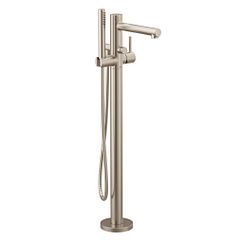 MOEN 395BN Align One-Handle Tub Filler Includes Hand Shower In Brushed Nickel