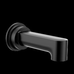 MOEN 4326BL Greenfield Nondiverter Spouts In Matte Black
