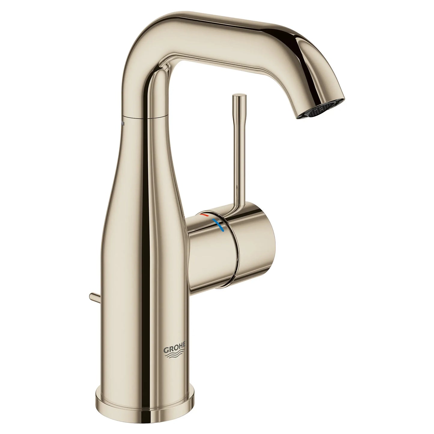 GROHE 23485BEA Essence New Single Hole Single-Handle M-Size Bathroom Faucet, 1.2 GPM - Polished Nickel