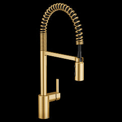MOEN 5923BG Align One-Handle Pulldown Kitchen Faucet In Brushed Gold
