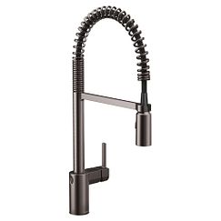 MOEN 5923EWBLS Align One-Handle Pulldown Kitchen Faucet In Black Stainless