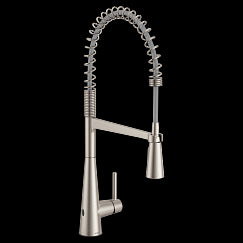 MOEN 5925EWSRS Sleek One-Handle Kitchen Faucet In Spot Resist Stainless