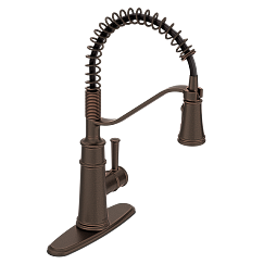 MOEN 5927ORB Belfield One-Handle Pulldown Kitchen Faucet - Oil Rubbed Bronze