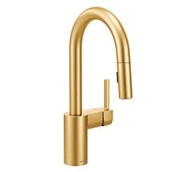 MOEN 5965BG Align One-Handle Pulldown Bar Faucet In Brushed Gold
