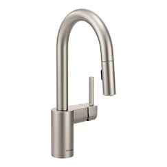 MOEN 5965SRS Align One-Handle Pulldown Bar Faucet In Spot Resist Stainless