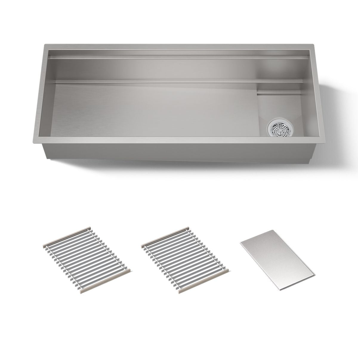 KOHLER 37907-NA Synthos 45-3/4" undermount single-bowl kitchen sink - Stainless Steel