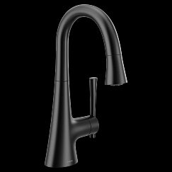 MOEN 6126BL Kurv One-Handle Bar Faucet In Matte Black