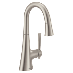 MOEN 6126SRS Kurv One-Handle Bar Faucet - Spot Resist Stainless