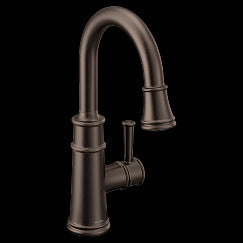MOEN 6260ORB Belfield One-Handle Pulldown Bar Faucet In Oil Rubbed Bronze