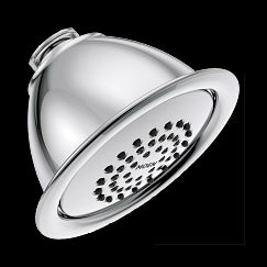 MOEN 6371 One-Function 4" Diameter Spray Head Standard In Chrome