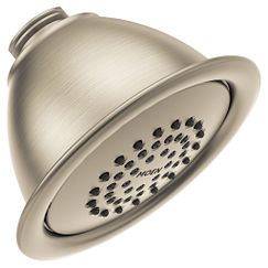 MOEN 6371EPBN One-Function 4" Diameter Spray Head Eco-Performance Showerhead In Brushed Nickel