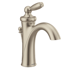 MOEN 6600BN Brantford One-Handle Bathroom Faucet - Brushed Nickel