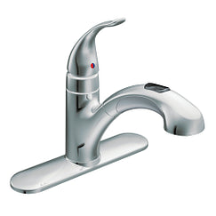 MOEN 67315C Integra One-Handle Pullout Kitchen Faucet In Chrome