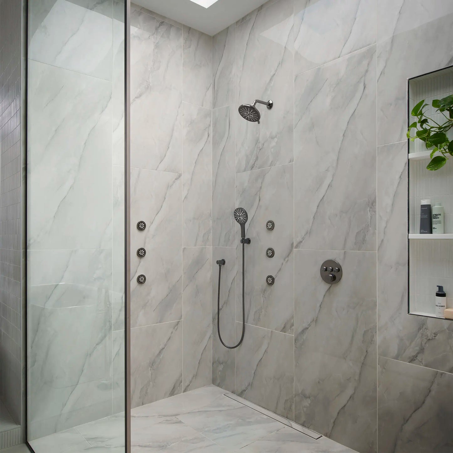 GROHE 26633A00 Relexa 6" Shower Arm - Hard Graphite