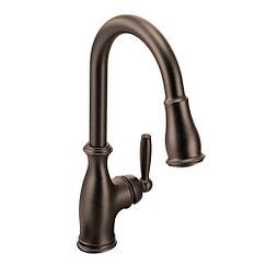 MOEN 7185ORB Brantford One-Handle Pulldown Kitchen Faucet - Oil Rubbed Bronze