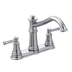MOEN 7250C Belfield Two-Handle Kitchen Faucet In Chrome