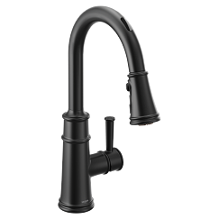 MOEN 7260EVBL Belfield One-Handle Pulldown Kitchen Faucet In Matte Black