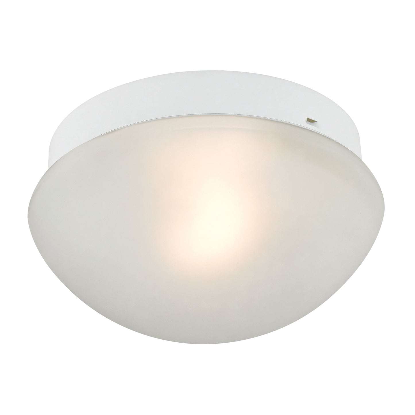 THOMAS 7351FM/40 Mushroom 7'' Wide 1-Light Flush Mount - White