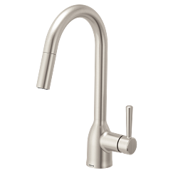 MOEN Chateau Spot resist stainless one-handle kitchen faucet - Spot Resist Stainless, 7475SRS