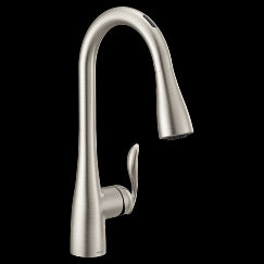MOEN 7594EVSRS Arbor One-Handle Pulldown Kitchen Faucet In Spot Resist Stainless