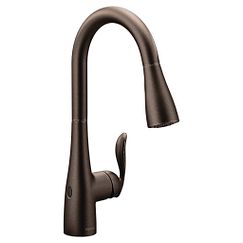 MOEN 7594EWORB Arbor One-Handle Pulldown Kitchen Faucet In Oil Rubbed Bronze
