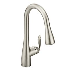 MOEN 7594SRS Arbor One-Handle Pulldown Kitchen Faucet In Spot Resist Stainless
