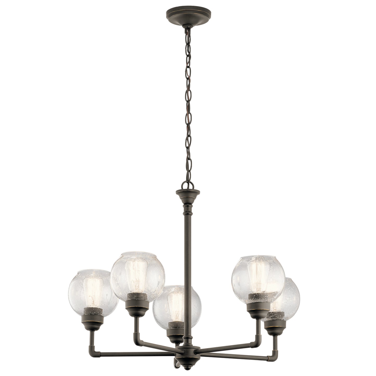 KICHLER 43993Oz Niles Five Light Chandelier Olde Bronze