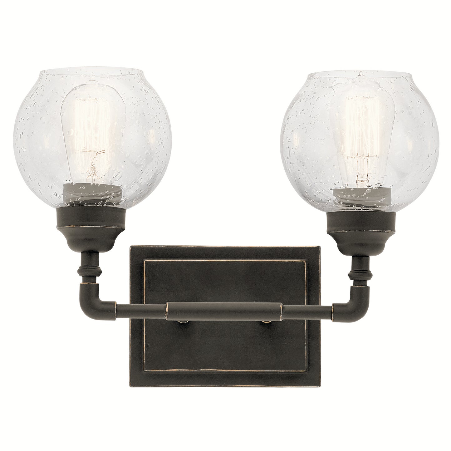 KICHLER 45591OZ Niles Two Light Bath Olde Bronze