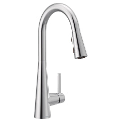 MOEN 7864 Sleek One-Handle Pulldown Kitchen Faucet - Chrome