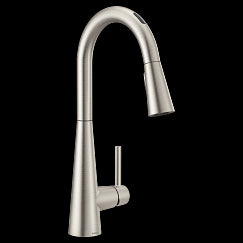 MOEN 7864EVSRS Sleek One-Handle Pulldown Kitchen Faucet In Spot Resist Stainless