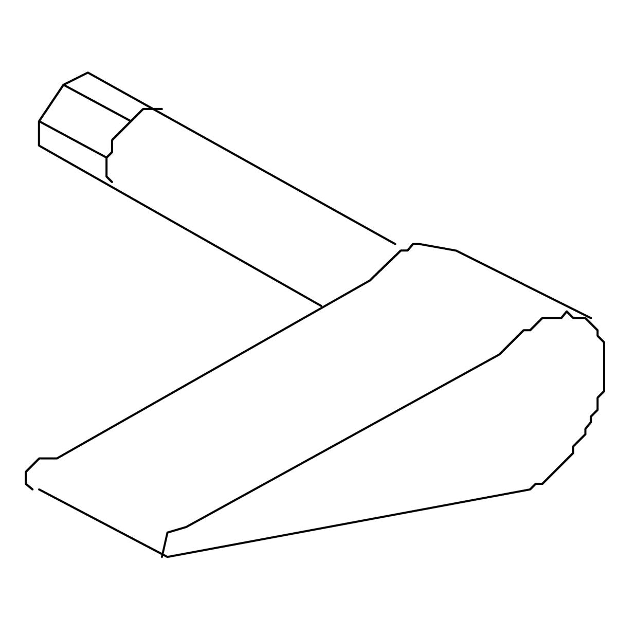 KOHLER Lever Hdl, Toilet Tank - Polished Chrome, K-81657-CP