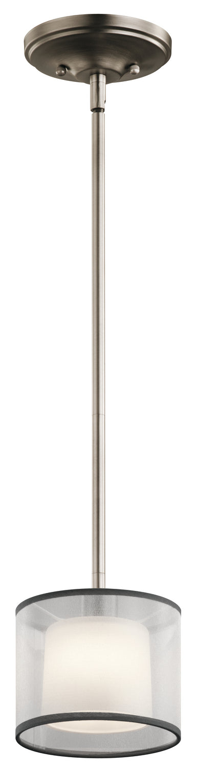 KICHLER 43152Ap Tallie One Light Mini Pendant Antique Pewter