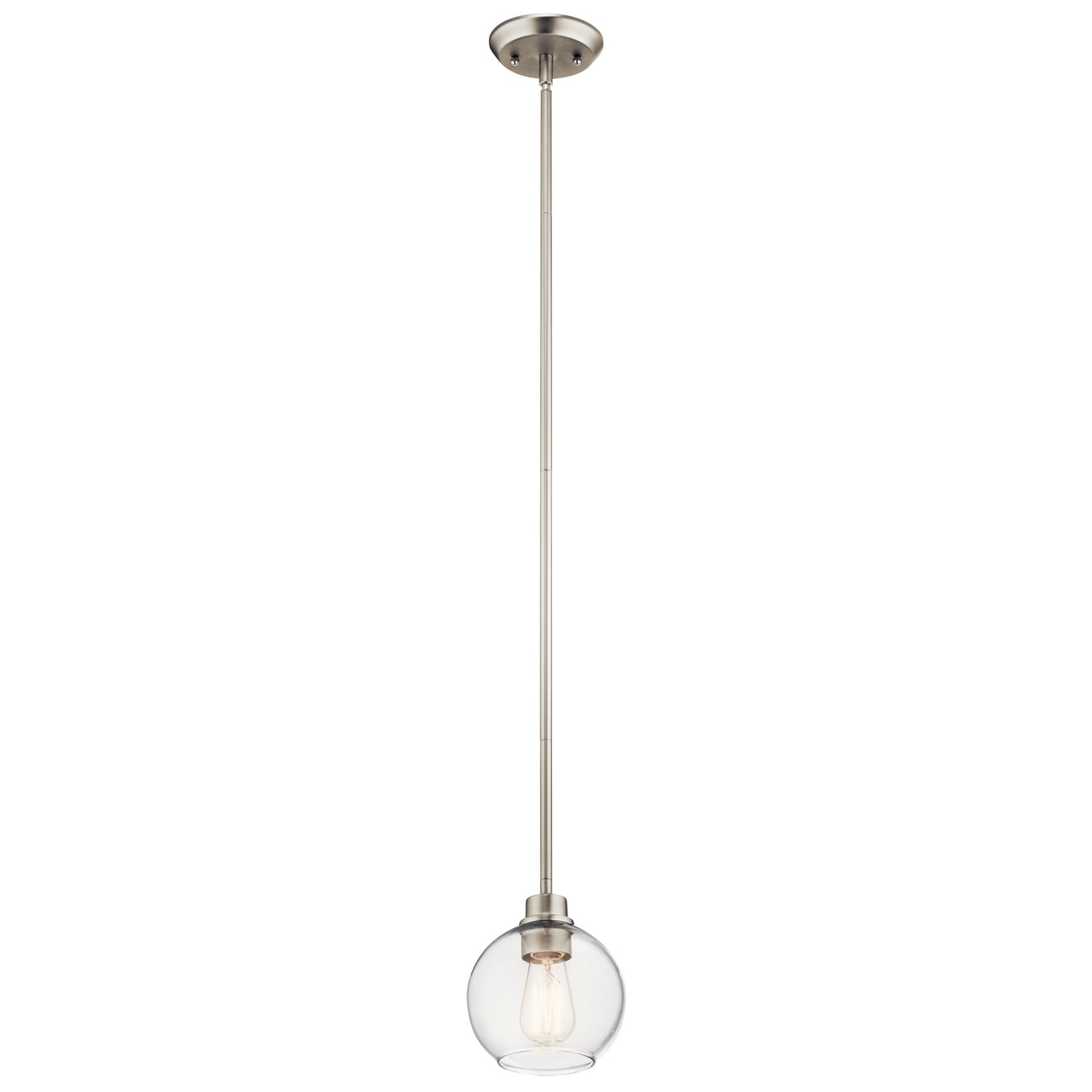 KICHLER 44065Ni Harmony One Light Mini Pendant Brushed Nickel