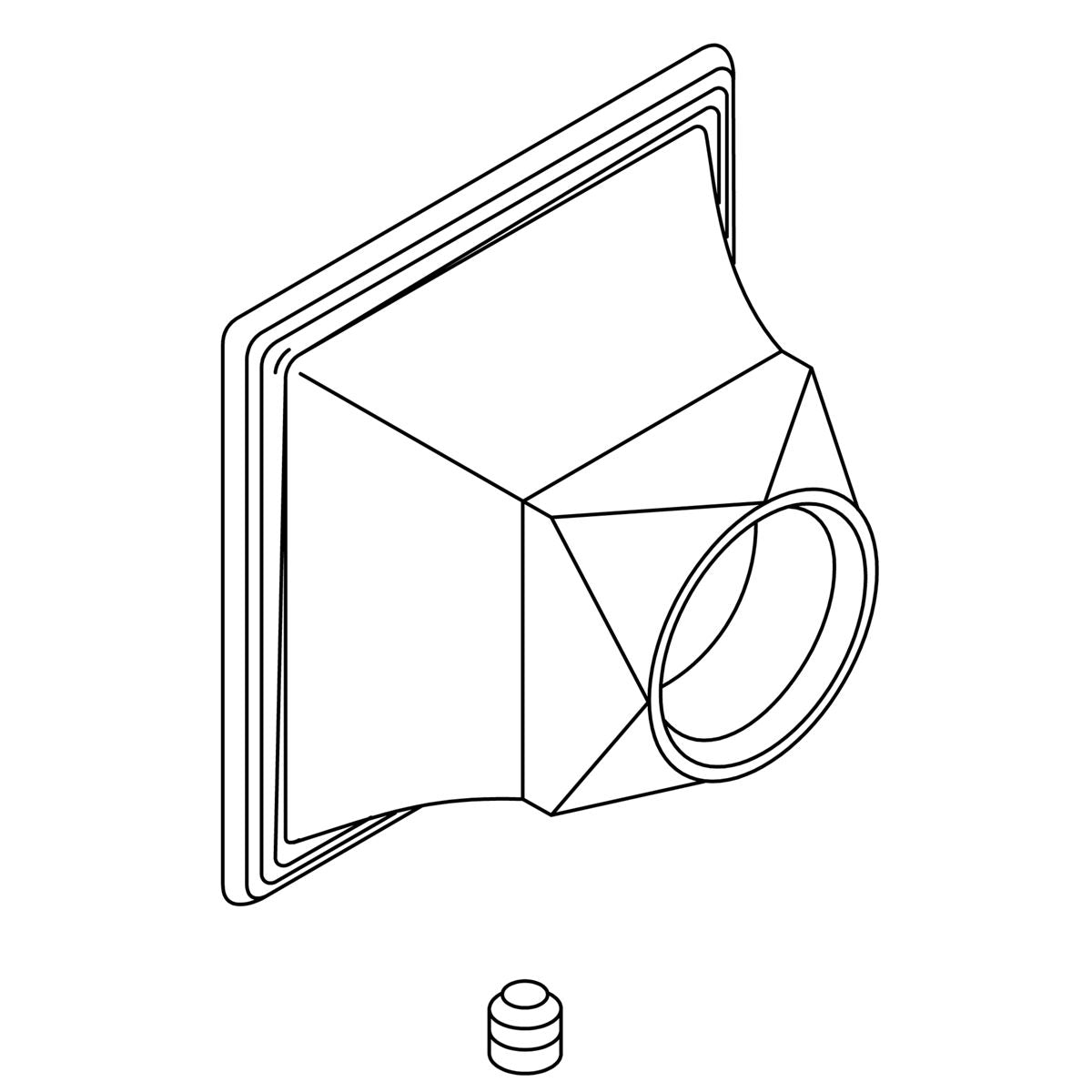 KOHLER Flange W/Screw - Vibrant Brushed Bronze, K-88028-BV