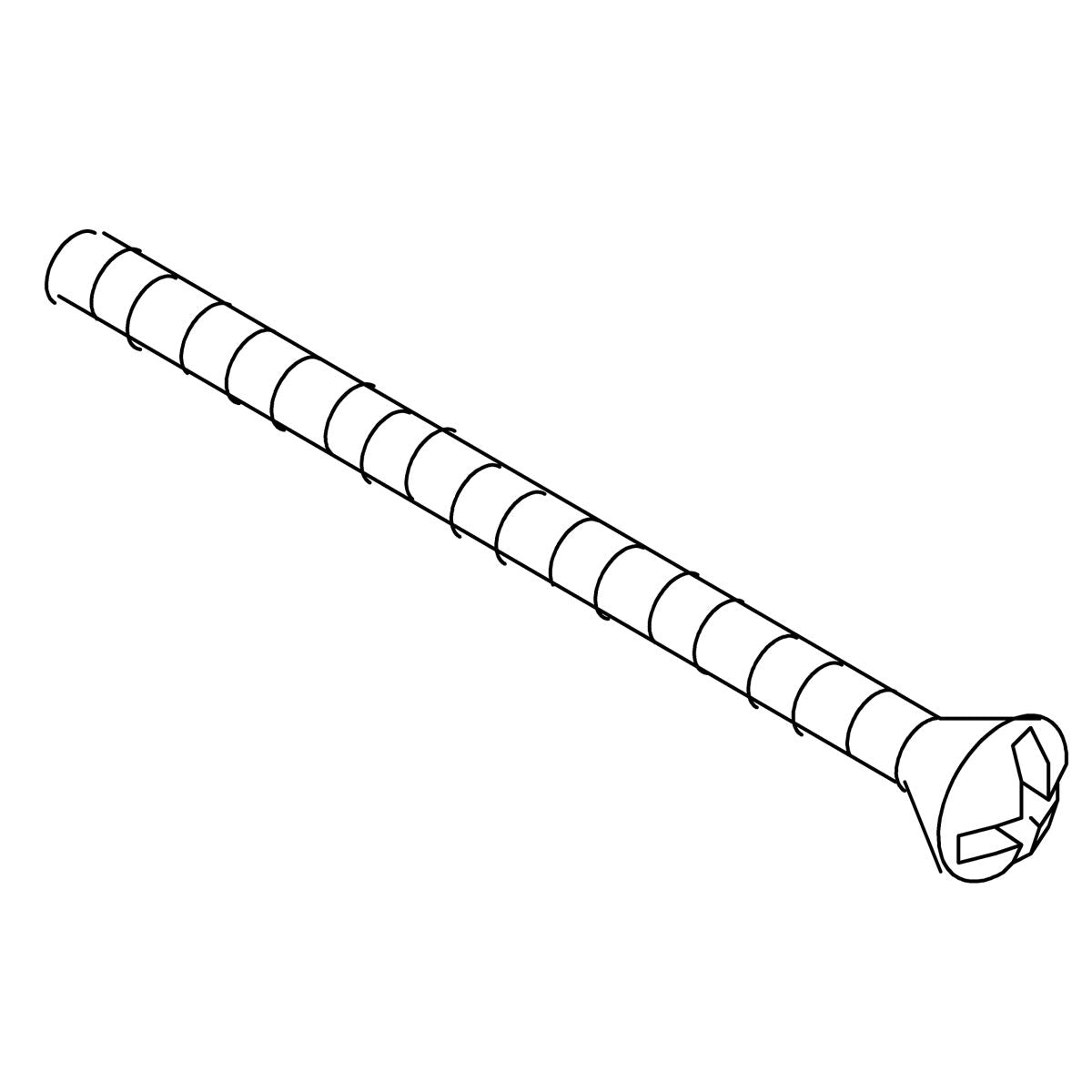 KOHLER Screw 10-24 X 2.63 - Brushed Chrome, K-88093-G