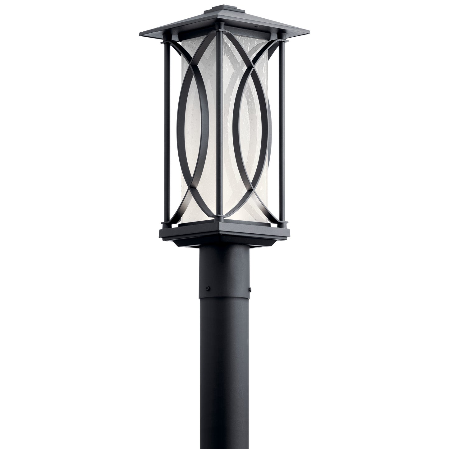 KICHLER 49976BKTLED Ashbern Led Outdoor Post Mount Textured Black