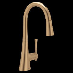 MOEN 9126EVBZG Kurv Bronzed gold (bzg) one-handle pulldown kitchen faucet