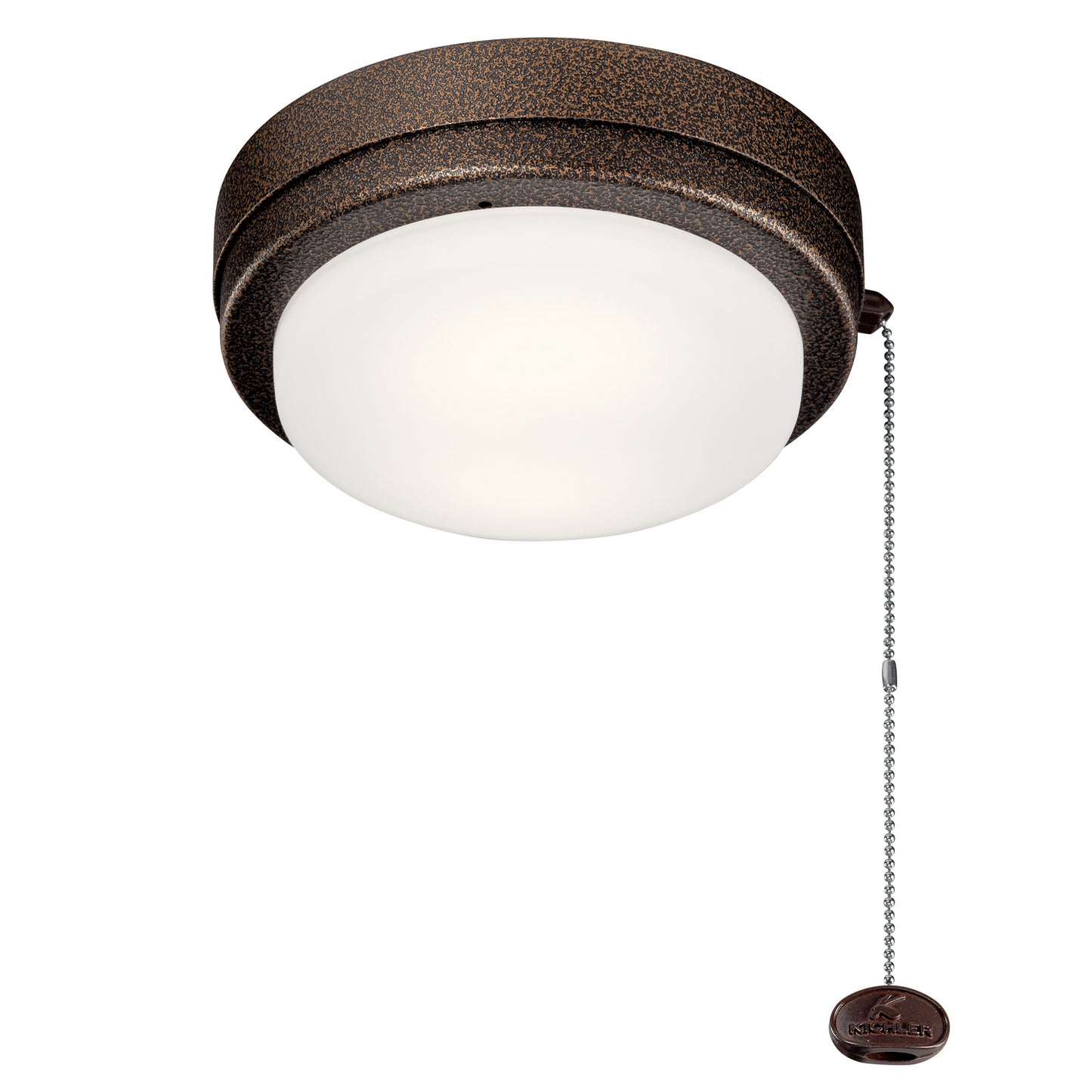 KICHLER 338629Wcp Arkwet Climates Led Fan Light Kit Weathered Copper Powder Coat