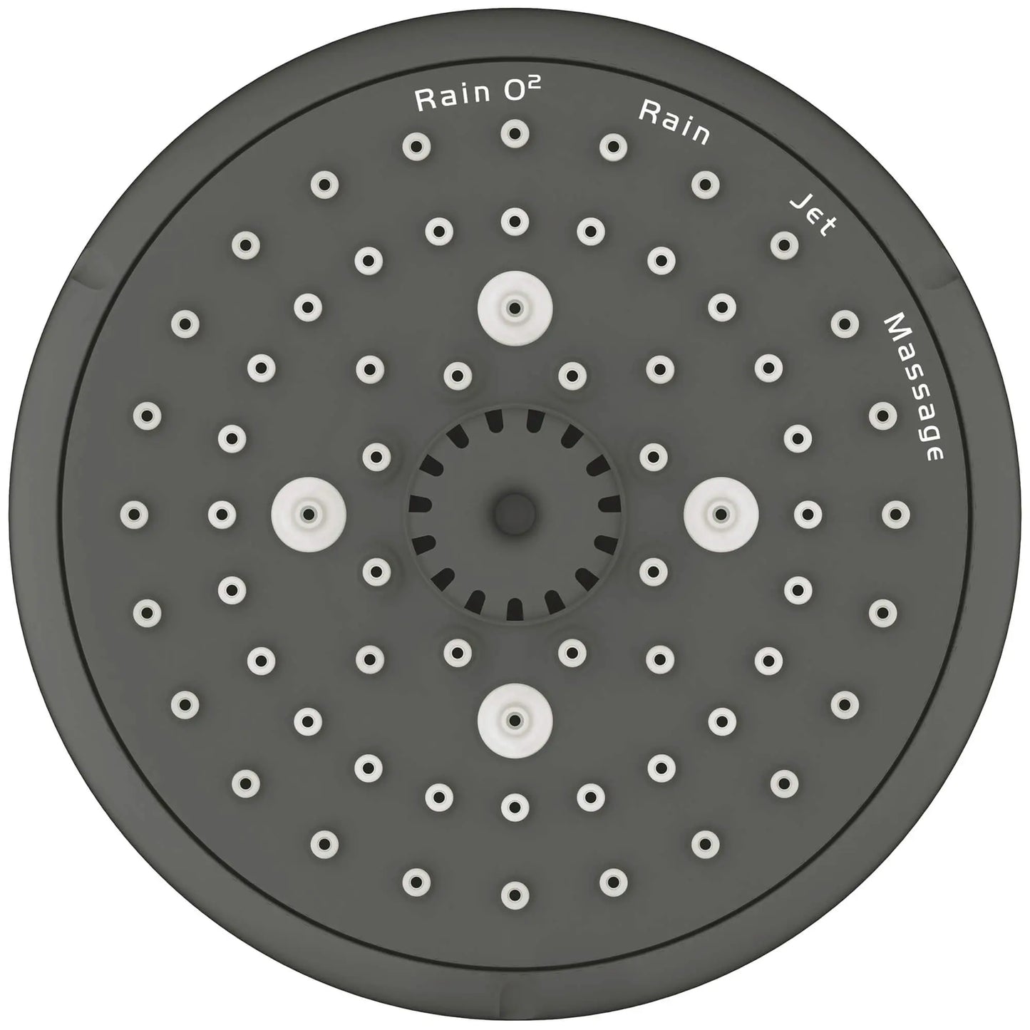 GROHE 26044EN1 Tempesta 100 Shower Head, 4" - 4 Sprays, 1.75 gpm - Brushed Nickel