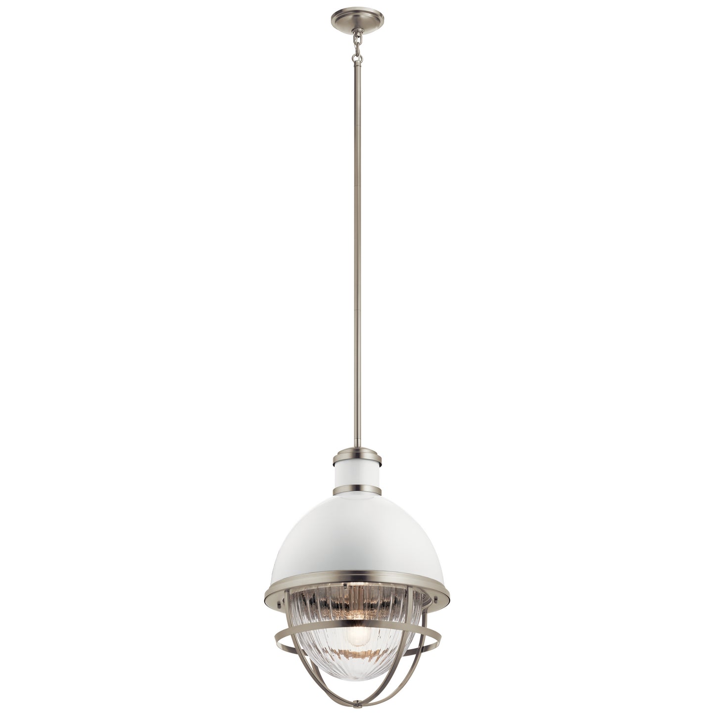 KICHLER 43012Ni Tollis One Light Foyer Pendant Brushed Nickel