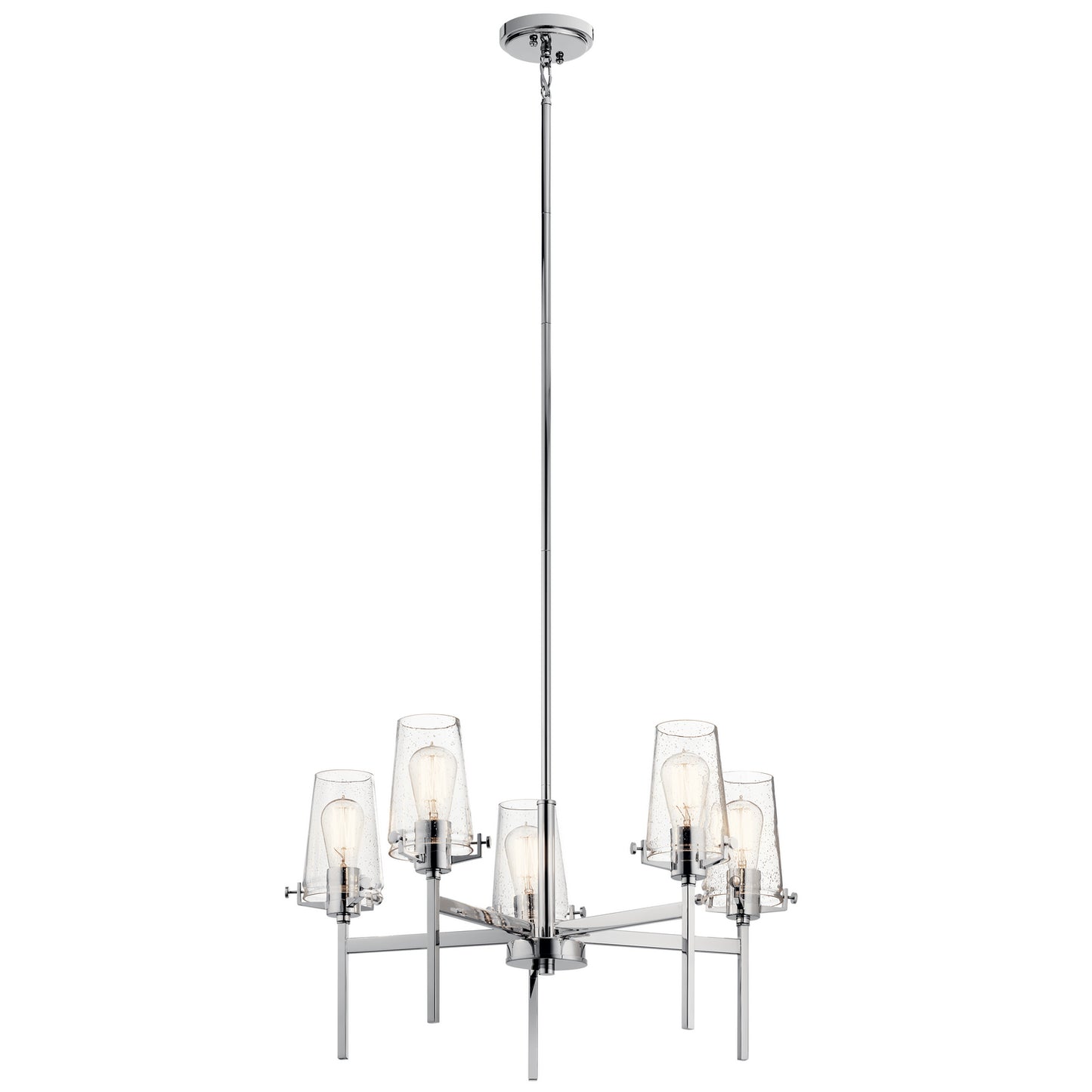KICHLER 43694Ch Alton Five Light Chandelier Chrome