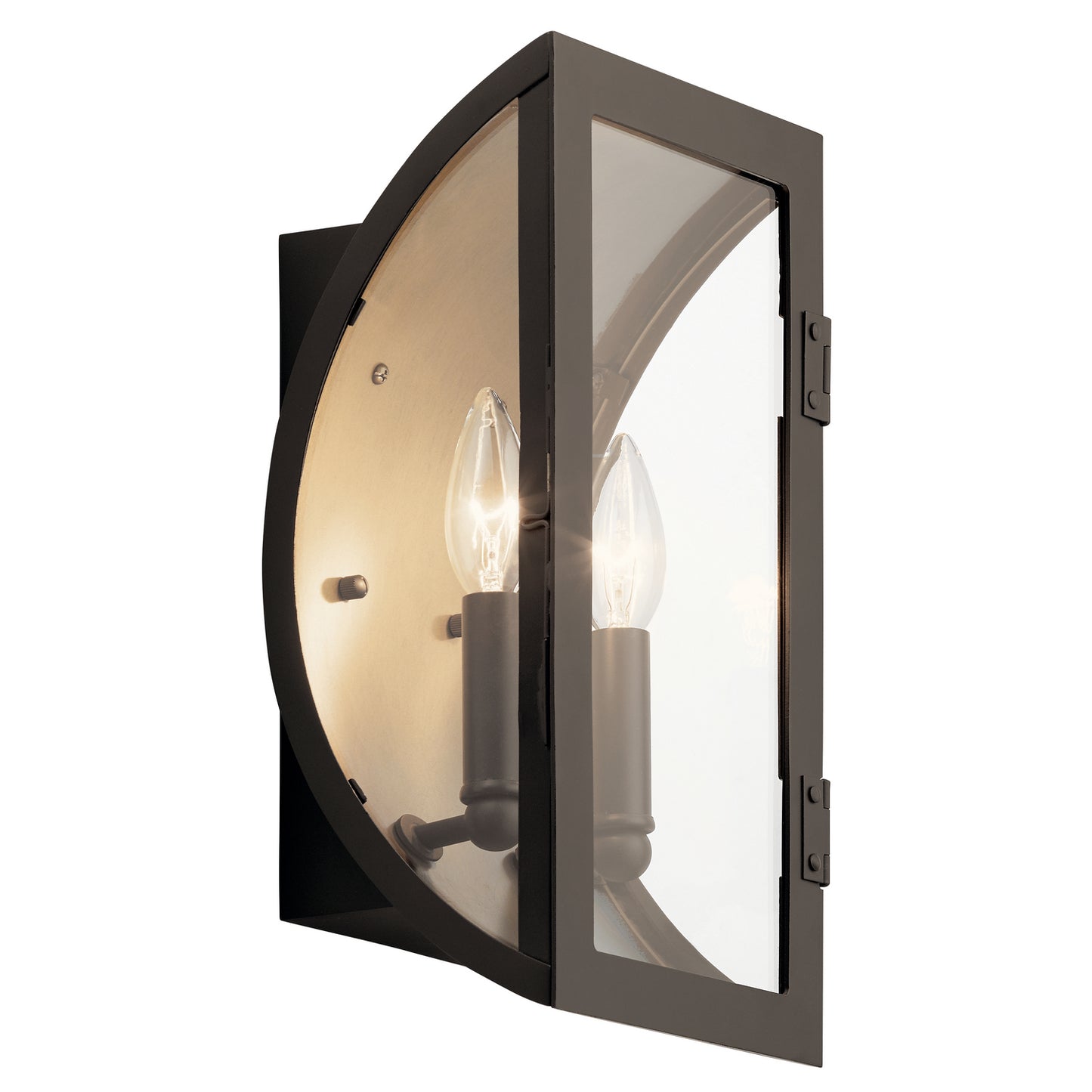 KICHLER 49286OZ Narelle Two Light Outdoor Wall Mount Olde Bronze