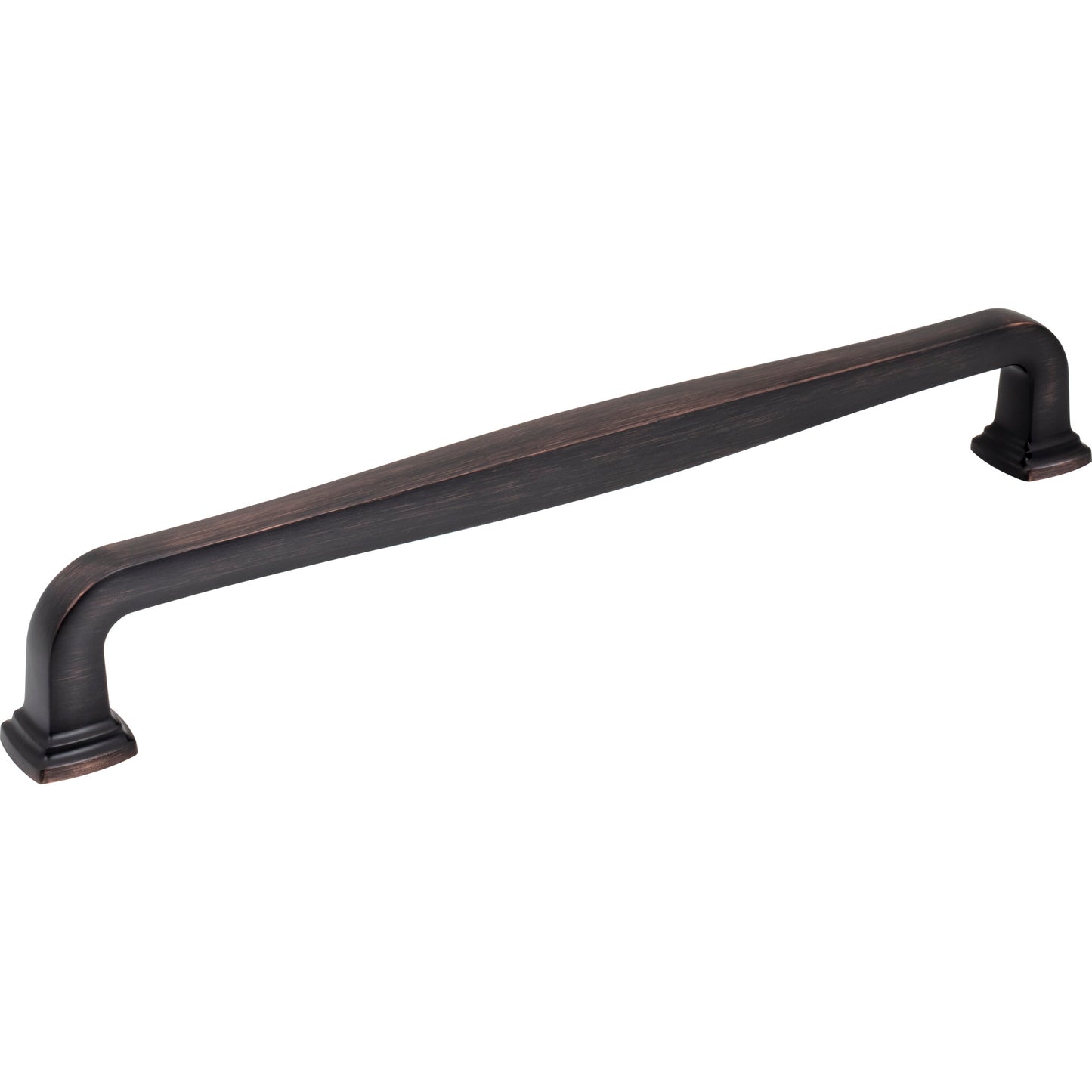 JEFFREY ALEXANDER 782-12DBAC Fontana 12" Center-to-Center Appliance Pull - Brushed Oil Rubbed Bronze