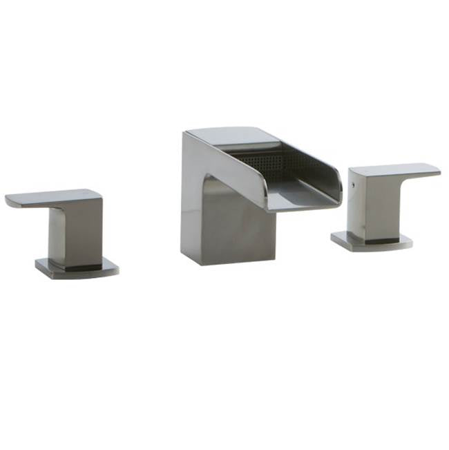 ARTOS F802-5BN Kascade 3-Hole Deck Mount Tub Filler Brushed Nickel