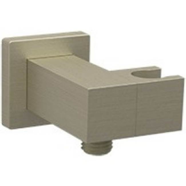 ARTOS FSC1002BN Square Shower Outlet Elbow and Holder with Adjustable escutcheon brushed nickel