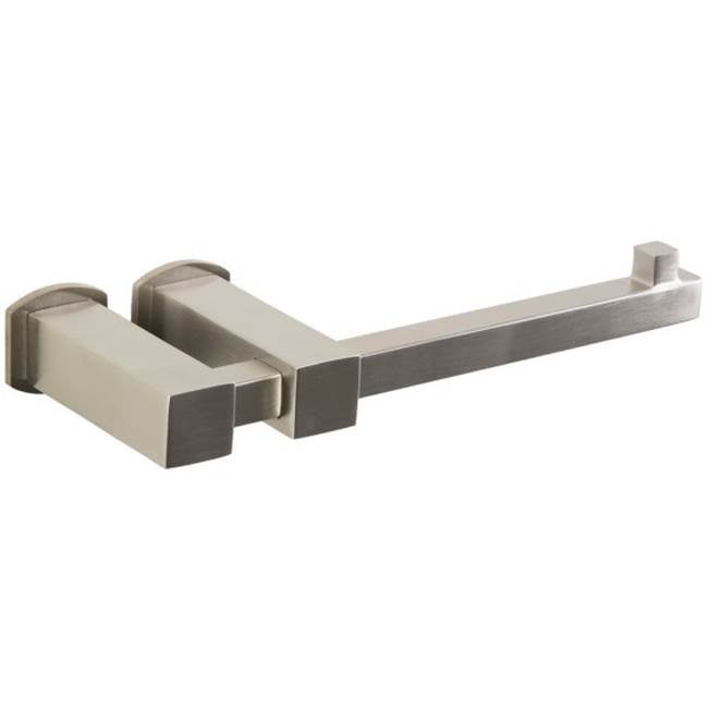 ARTOS LT71BN Loft Toilet Paper Holder SQU + Safire Escutcheon Brushed Nickel