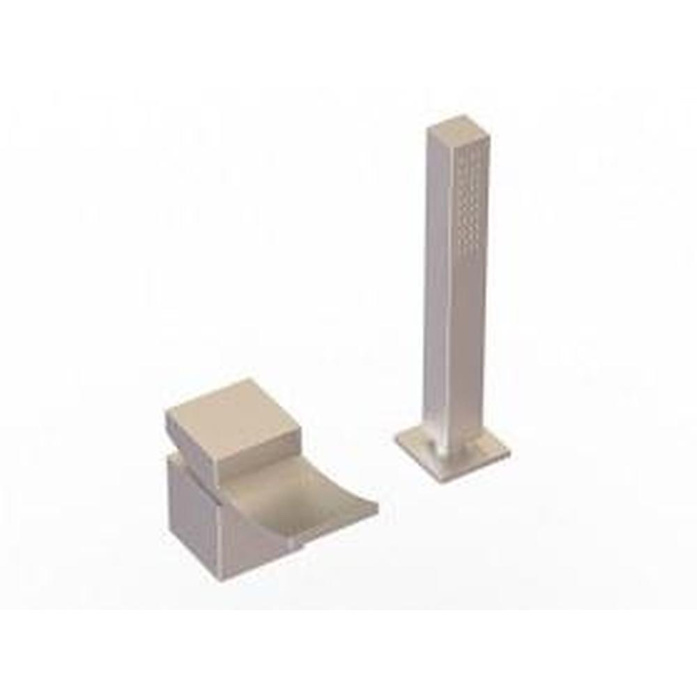 ARTOS F202-12BN Quarto Deck Mount Handshower and Lever Control Brushed Nickel