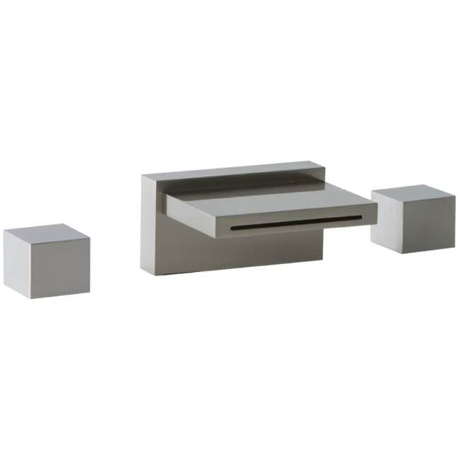 ARTOS F202-6BN Quarto 3 Hole Deck Mount Tub Filler Brushed Nickel