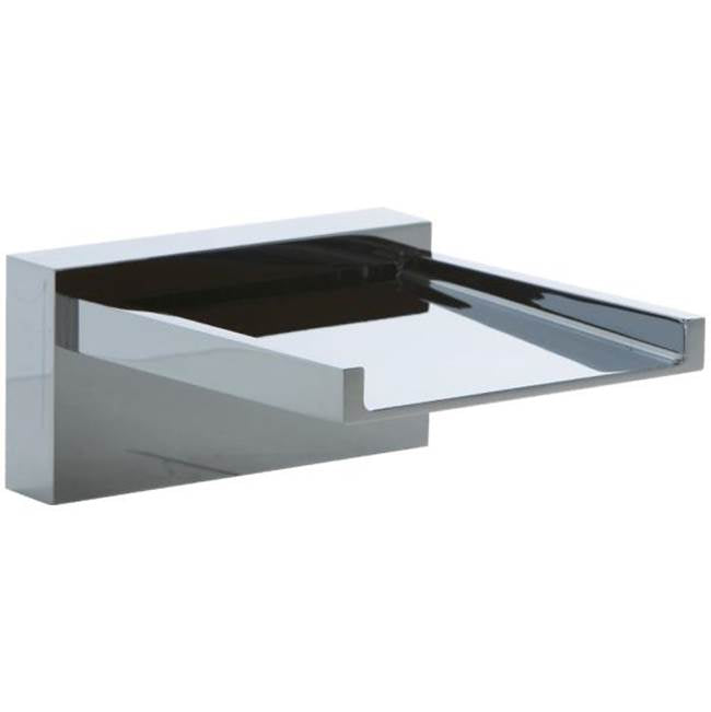 ARTOS F202ALT-8CH Quarto Deck Mount Open Waterfall Alternative Tub Filler Chrome